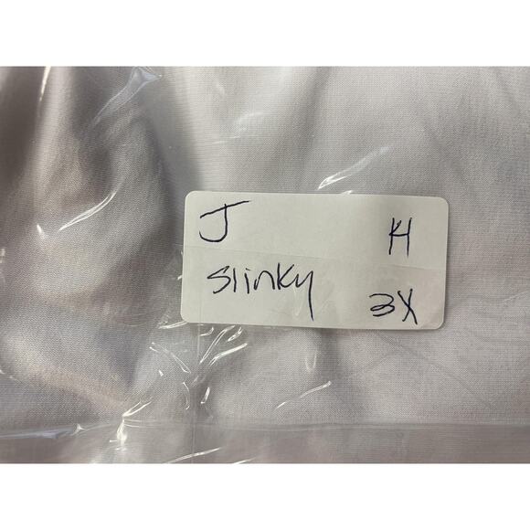 Slinky Brand Tunic Top Womens 3X White Scoop Neck Stretch Travel Knit Flowy - Picture 12 of 12